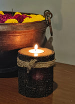 Load image into Gallery viewer, Wooden Tealight Candle Holder
