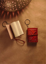 Load image into Gallery viewer, Mini Leather Diary - Indian Motifs
