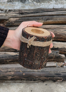 Wooden Tealight Candle Holder