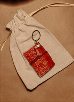 Load image into Gallery viewer, Mini Leather Diary - Indian Motifs
