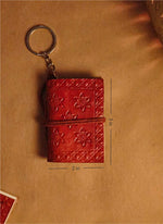 Load image into Gallery viewer, Mini Leather Diary - Indian Motifs
