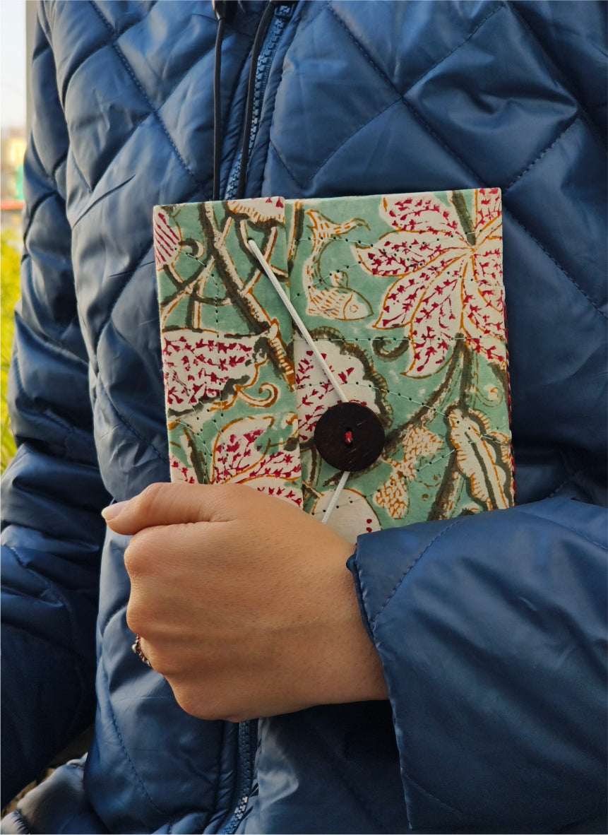 Hand Block Printed Diary Set of 2