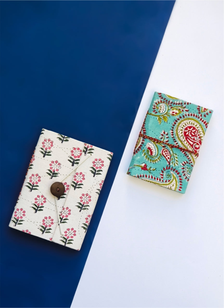 Indian Motif Diary Set of 2