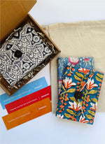 Load image into Gallery viewer, Hand Block Printed Diary Set of 3
