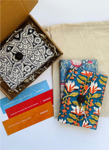 Hand Block Printed Diary Set of 3