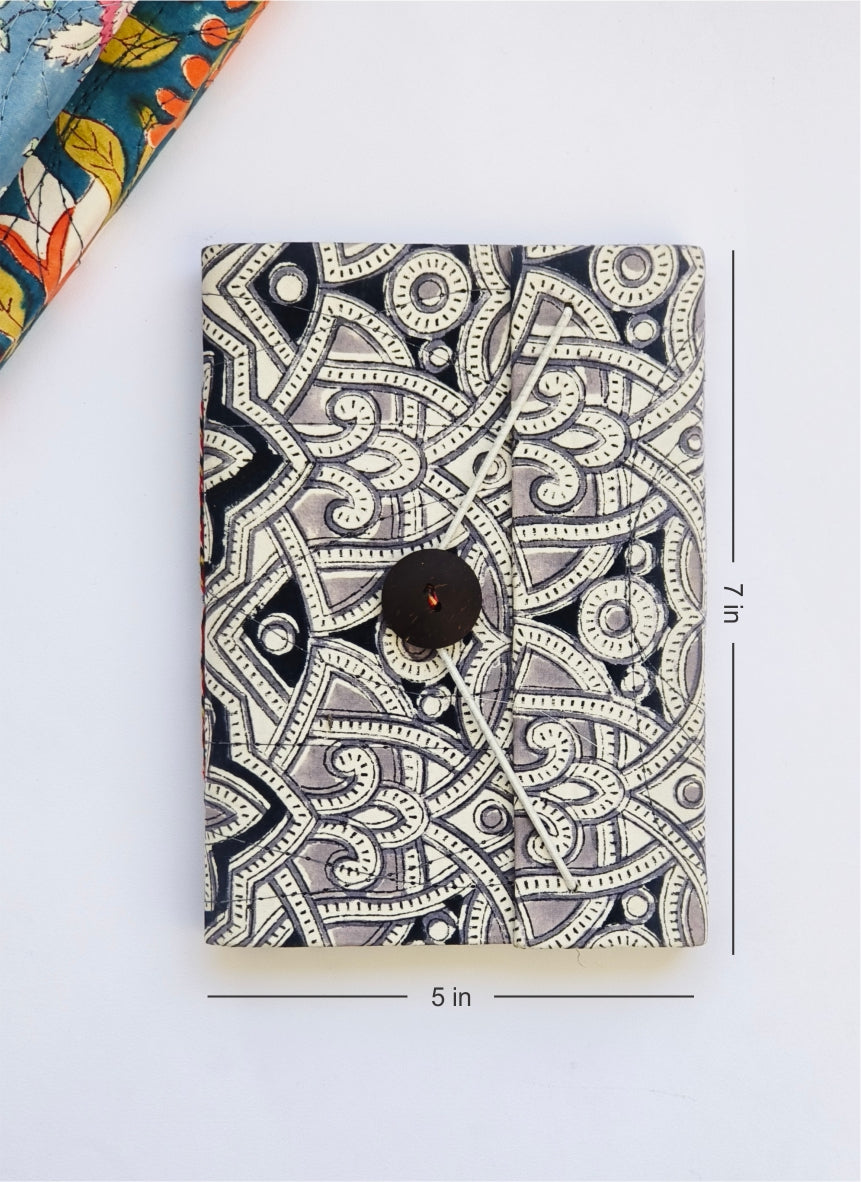 Hand Block Printed Diary Set of 3