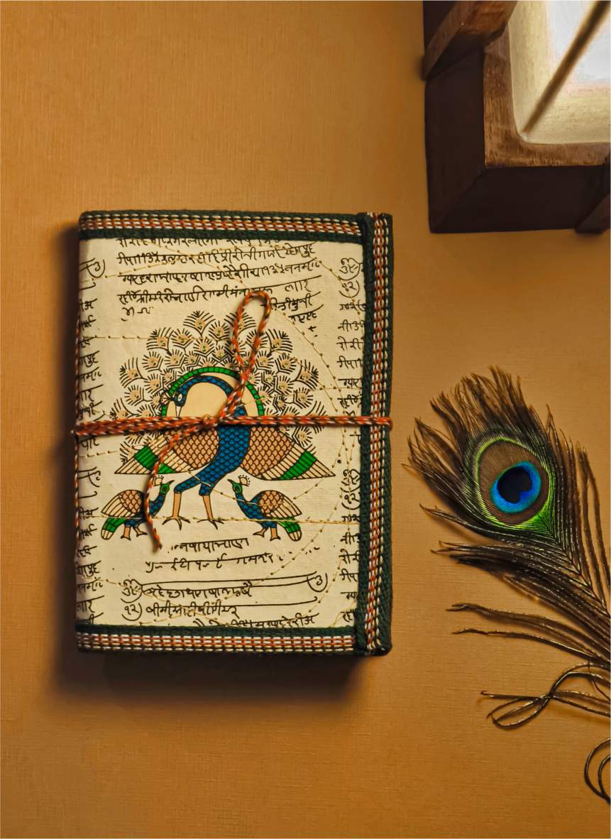 Peacock Handmade Diary