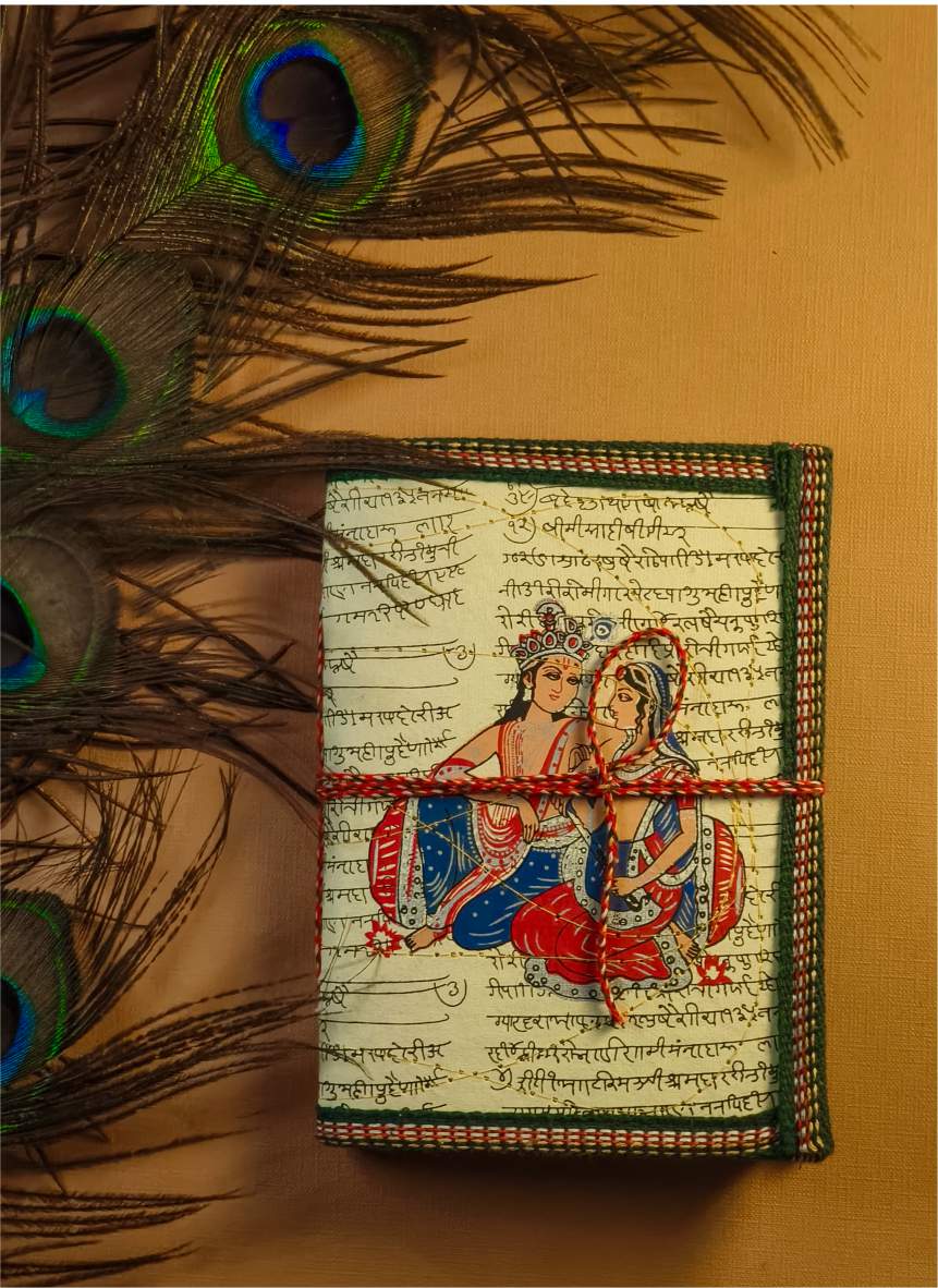 Radha Krishna Handmade Diary