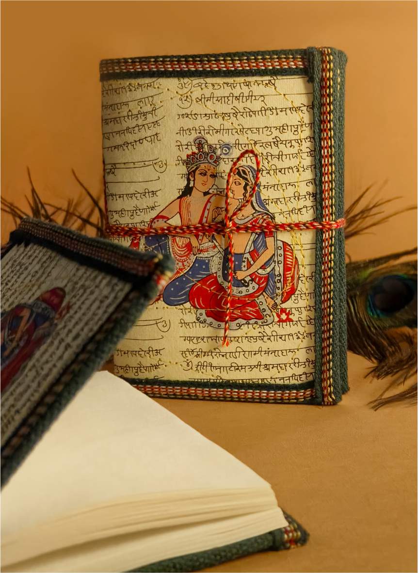 Radha Krishna Handmade Diary