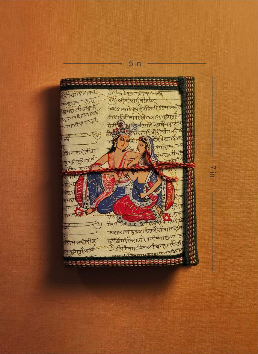 Radha Krishna Handmade Diary